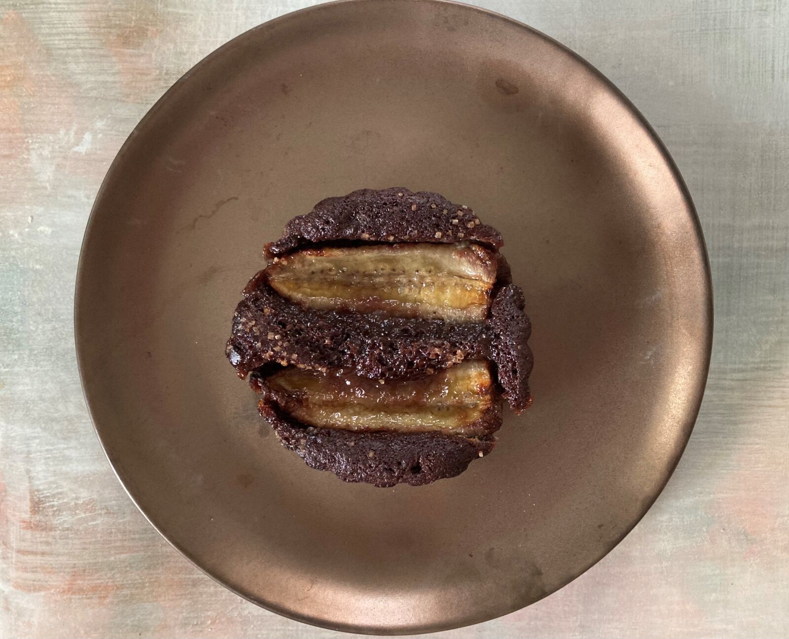 Banana brownie